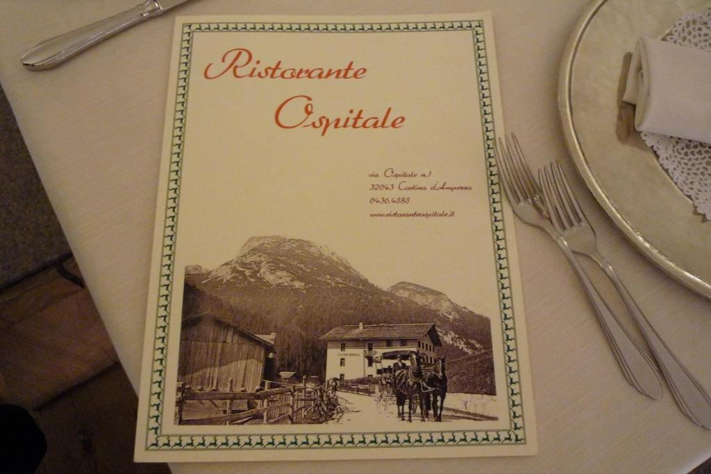 Ristorante Rifugio Ospitale Hotel Cortina dʼAmpezzo Kültér fotó